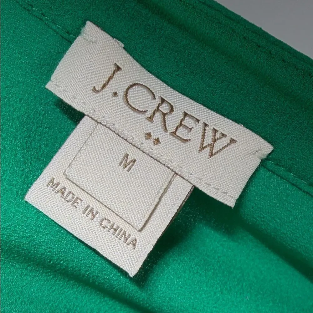 J. Crew Vibrant Green Blouse (rack15)
